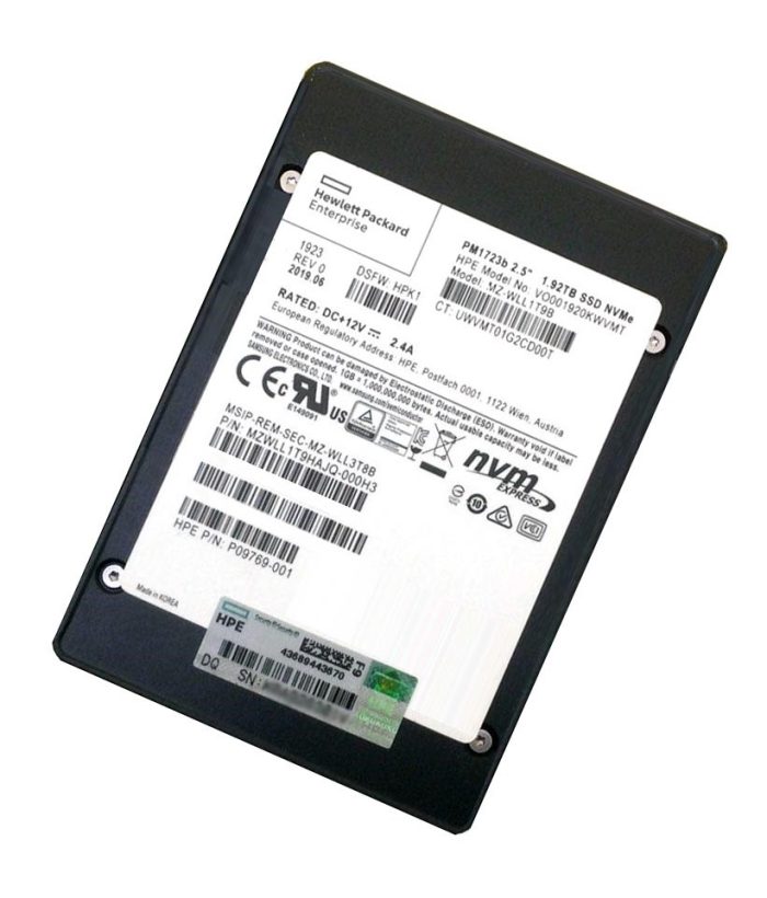 Samsung PM1723b MZ-WLL1T9B SSD 1.92 TB PCIe X4 (NVMe) HPE OEM Refurbished - Image 2