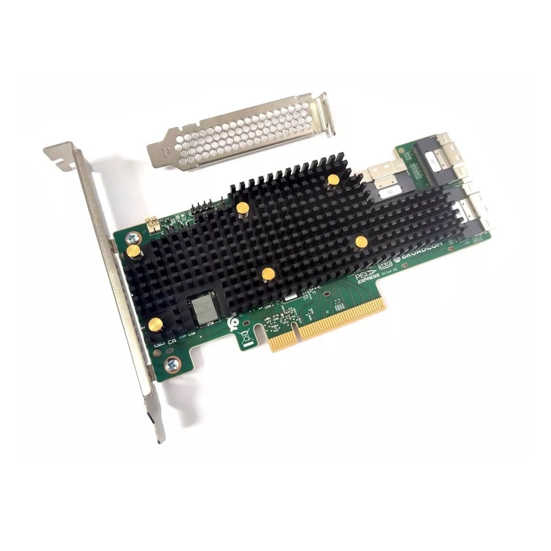 354712_0 Broadcom 9600-24I eHBA 9600-24I Tri-Mode PCIe 4.0 Storage Adapter - Image 1