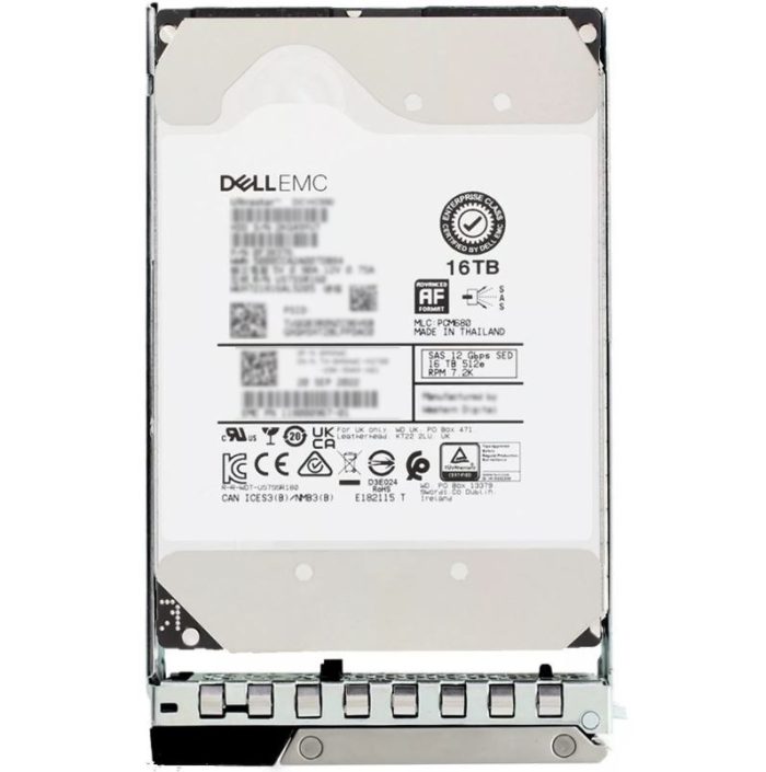 Dell 161-BBEF 16TB SED FIPS-140 7200 RPM SAS 12Gbps 512e 512MB 3.5inch Hot-Plug HDD with Tray - Image 6
