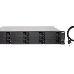 QNAP TL-R1200C-RP-US 12-Bay 2U Rackmount USB-C 3.1 Gen2 10Gbps JBOD Expansion Unit