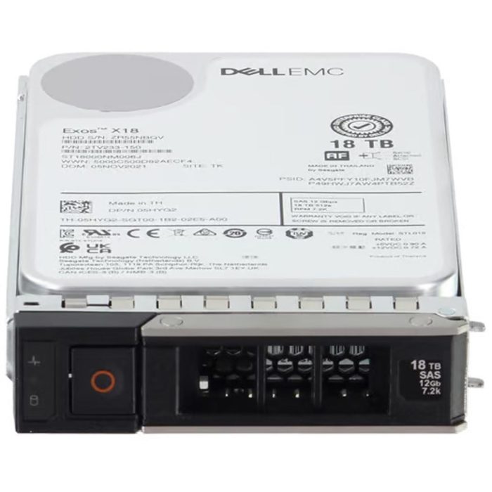 Dell EMC 5HYG2 18TB 7.2K RPM SAS 12Gbps 512e 3.5inch Hot-Plug Hard Drive with 14G Tray - Image 2
