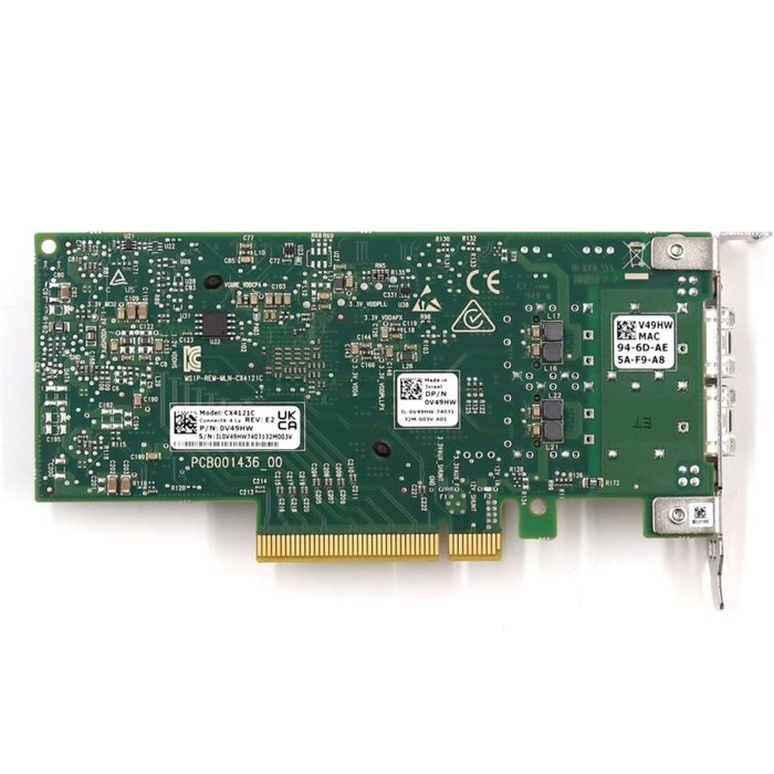 Dell 540-BDIX Mellanox ConnectX-4 Lx CX4121C Dual-Port 25GbE Network Adapter LP - Image 3