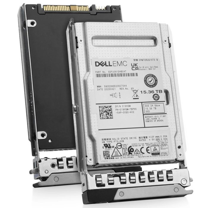 Dell 19VGM 15.36TB SAS 24Gbps Read-Intensive 1DWPD 2.5Inch Hot-Plug SSD - Image 2