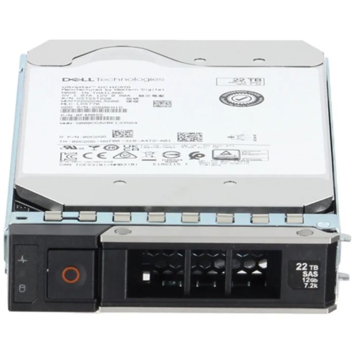 Dell 400-BOZZ 22TB 7.2K SAS-12Gbps 512e 512MB 3.5inch Hot-Plug Hdd - Image 2
