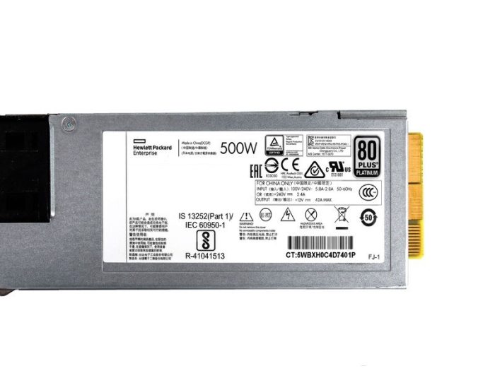 HPE P18226-B21 500 Watt Flex Slot Platinum Hot Plug Low Halogen Power Supply NEW - Image 9