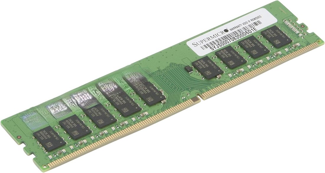 377773_0 Supermicro MEM-DR516MB-EU48 16GB DDR5 4800MT/s PC5-38400 Unbuffered ECC Memory Module Hynix OEM - Image 1