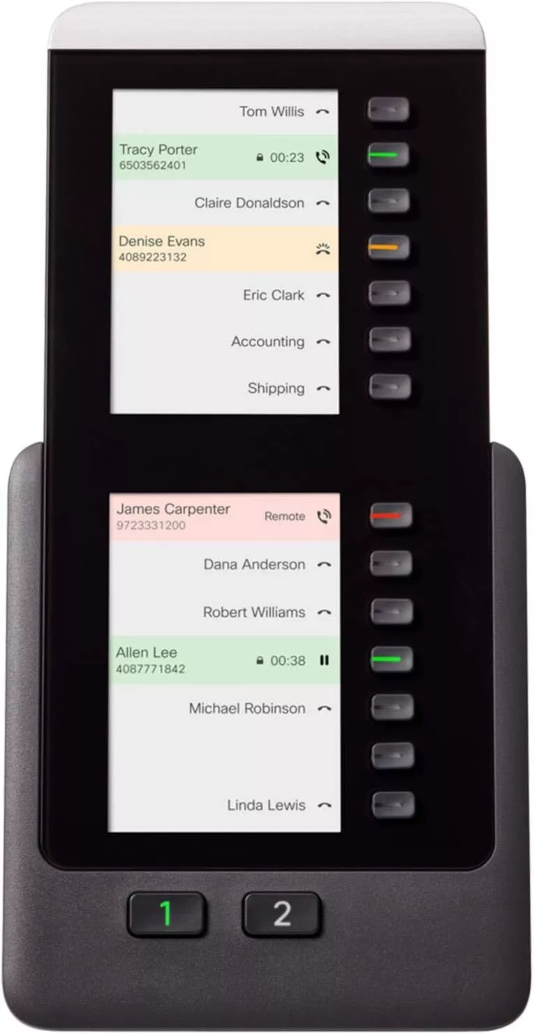 378816_0 Cisco CP-8800-A-KEM-3PC IP Phone 8800 - Expansion Module for VoIP phone - Image 1