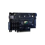 NVIDIA 900-9D3B6-00CC-EA0 BlueField-3 B3210E E-Series FHHL DPU 100GbE (default mode) / HDR100 IB Dual-port QSFP112 PCIe Gen5.0 x16 with x16 PCIe extension option 16 Arm cores 32GB on-board DDR integrated BMC Crypto Enabled