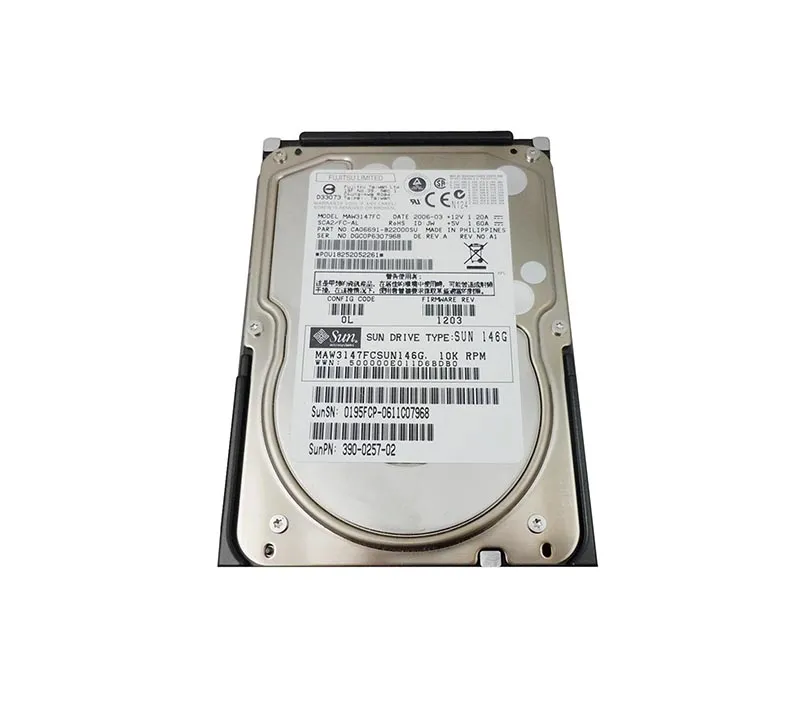 390-0257-03.webp 390-0257-03 - Sun 146GB 10000RPM FC 2Gb/s 3.5-in Hard Drive - Image 1