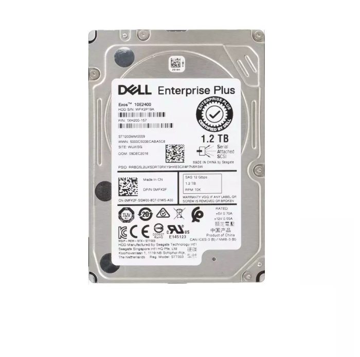 Seagate ST1200MM0009 Exos 10K.9 1.2TB SAS-12Gbps 2.5inch Hard Drive Refurbished - Image 2