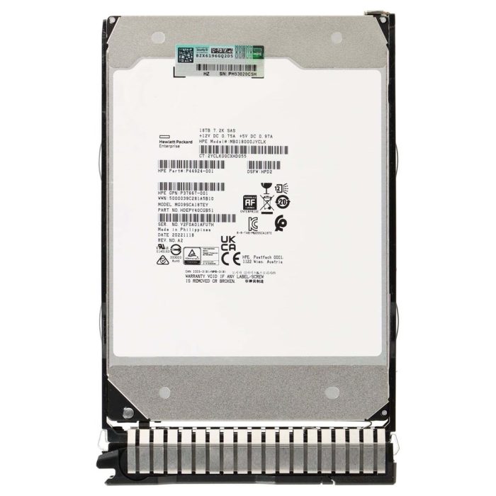 HPE P37666-001 Business Critical Hard drive 18 TB SAS 12Gb/s F/s - Image 4