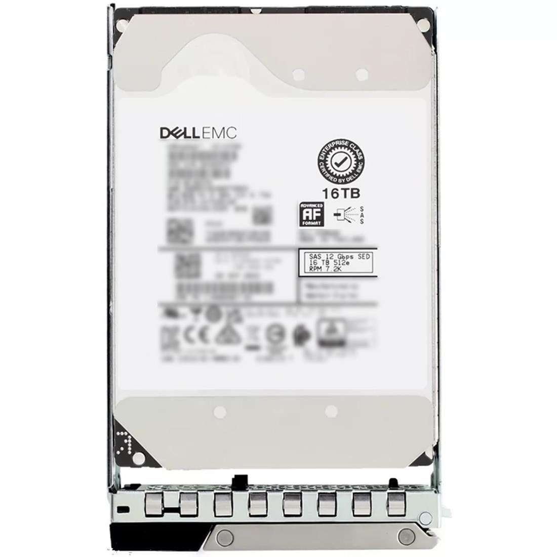 404621_0 Dell 161-BBEI 16TB SED FIPS-140 7200 RPM SAS-12Gbps 512e 512MB 3.5inch Hot-Plug HDD with Tray - Image 1