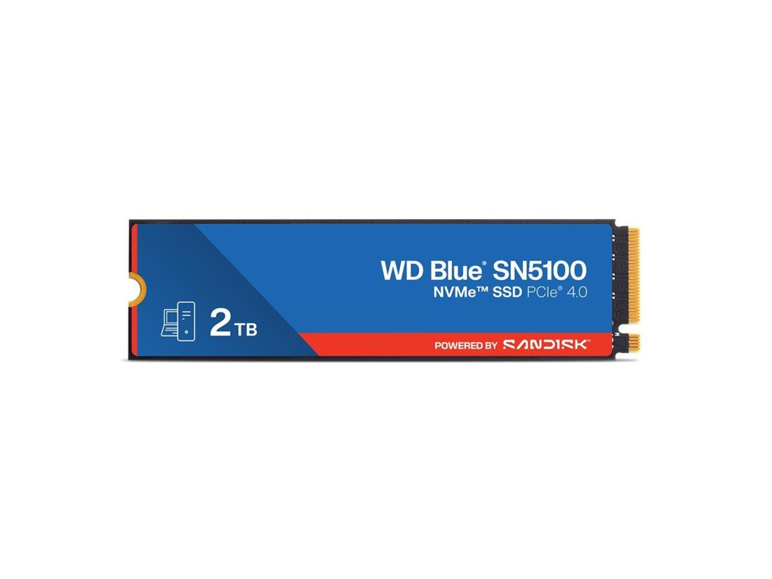 420524_0 WD Blue WDS200T5B0E SN5100 2TB PCIe Gen 4.0 NVMe M.2 2280 Internal SSD - Image 1