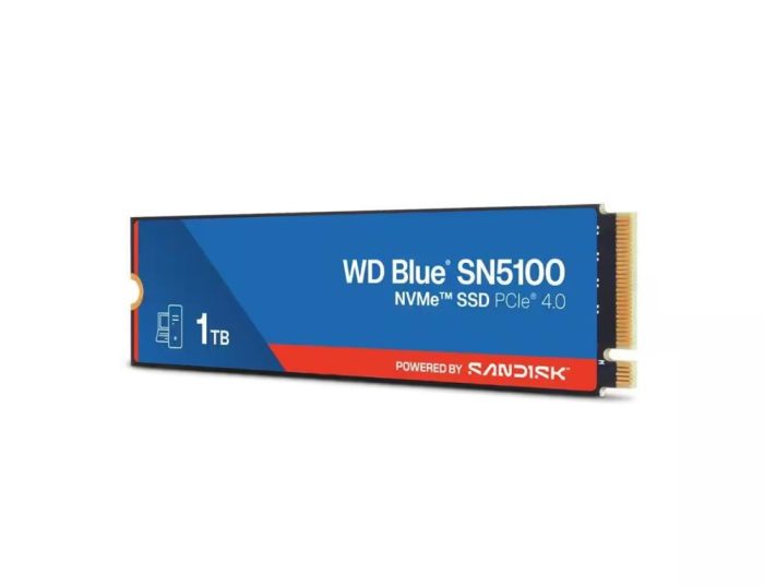 WD Blue WDS100T5B0E SN5100 1TB PCIe Gen 4.0 NVMe M.2 2280 Internal SSD - Image 2