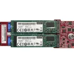 Lenovo 4Y37A09738 ThinkSystem M.2 SATA/NVMe 2-Bay Enablement Kit Supports 2 SATA or 2 NVMe Drives No RAID