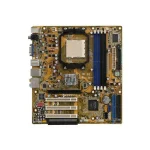 5188-5622 - HP Socket AM2 GeForce 6150 LE Chipset Micro-ATX System Board (Motherboard) Supports Athlon 64/ Athlon 64 X2/ Sempron Series DDR2 4x DIMM