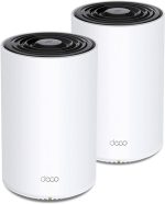 X68 - TP-Link Deco Tri Band Mesh WiFi 6 System(Deco X68) - Covers up to 5500 Sq. Ft.Whole Home Coverage, Replaces Wireless Routers and Extenders, 2-Pack