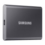 MU-PC1T0T/AM - Samsung T7 1 TB USB Type-C 3.2 Gen 2 (3.1 Gen 2) Gray - MU-PC1T0T/AM