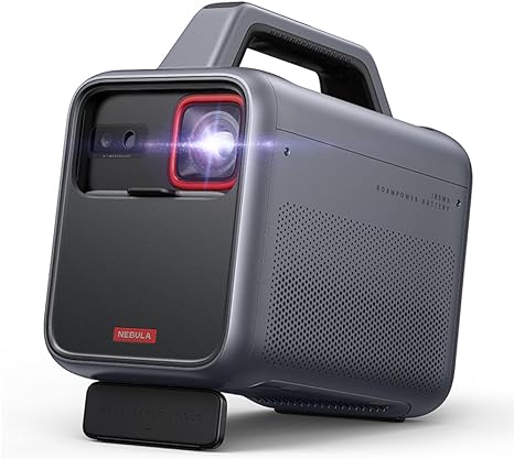 61Q2cdw2X7L._AC_SX466___53486.1698703018 D2333 - NEBULA by Anker Mars 3 Outdoor Portable Projector, 1000 ANSI Lumens, 1080p, 40W Speaker, Up to 5 Hours, Autofocus, Keystone Correction, 200 Inches image, support 4K Projector with WiFi and Bluetooth - Image 1