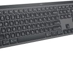 920-009294 - Logitech MX Keys Advanced Wireless Illuminated Keyboard, Bluetooth USB-C - Graphite - With Free Adobe Creative Cloud Subscription