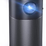 D4111 - Anker NEBULA Capsule, Smart Wi-Fi Mini Projector, 100 ANSI Lumen Portable Projector, 360° Speaker, Movie Projector, 100 Inch Picture, 4Hr Video Playtime for Inside and Outside, Watch Anywhere