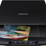 B11B267201 - Epson Perfection V19 II Color Photo and Document Flatbed Scanner with 4800 dpi Optical Resolution, USB Power and High-Rise, Removable Lid