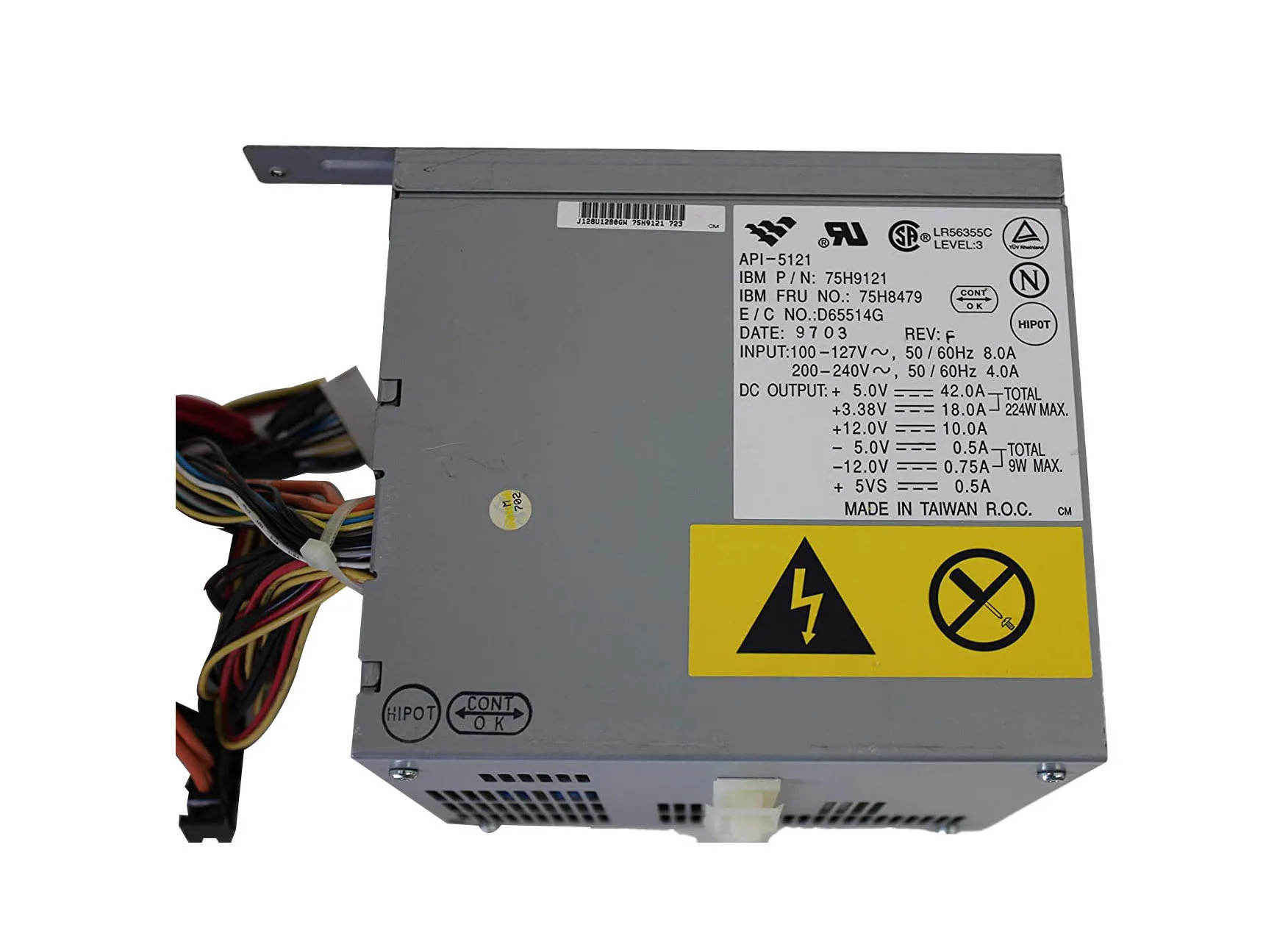 75H9121-o 75H9121 - IBM 350-Watts 200-240V AC 50-60Hz Power Supply - Image 1