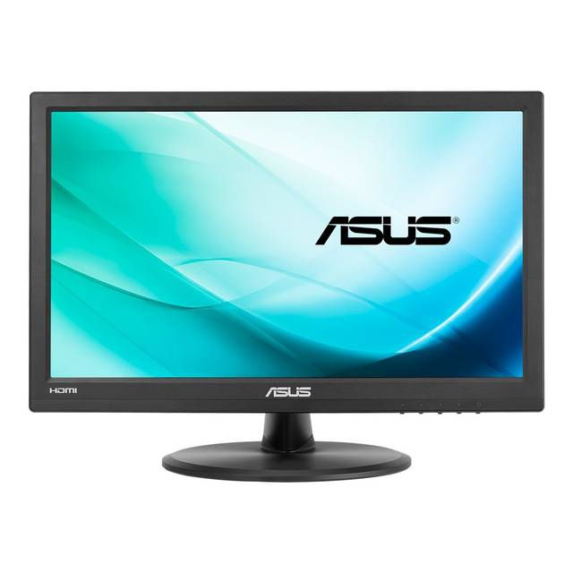 AS-VT168H__72512.1516229459 VT168H - Asus VT168H 15.6 inch Widescreen 50,000,000:1 10ms VGA/HDMI/USB LCD Monitor (Black) - Image 1