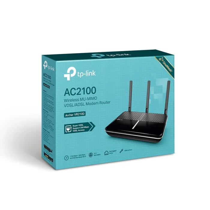 ARCHER VR2100 - TP-LINK AC2100 Wireless MU-MIMO VDSL/ADSL Modem Router - Image 4