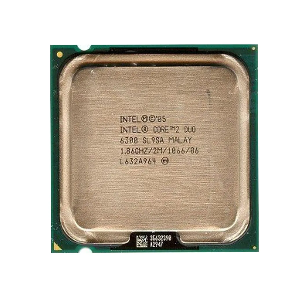 Core-2-Duo-E6300 SLA5E - Intel Core 2 Duo E6300 2-Core 1.86GHz LGA775 Processor - Image 1