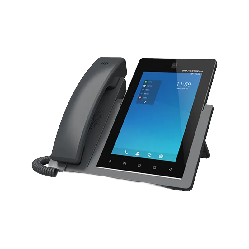 GXV3470-8 Grandstream GXV3470 IP video phone with Android 11 w/ 7.0 Vertical LCD Touchscreen. - Image 1