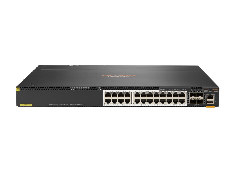 JL660A-7 HPE JL660-61101 Aruba 6300M 24Sr5 Cl6 POE+ 4Sfp56 Switch - Image 1
