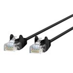 CE001B14-BLK-S - Belkin CE001B14-BLK-S networking cable Black 168" (4.27 m) Cat6 U/UTP (UTP)