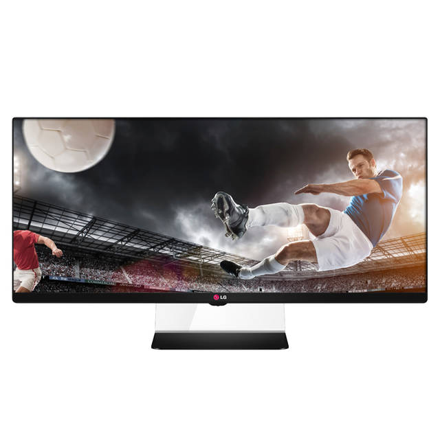 LG-34UM64__94397.1544146765 34UM64-P - LG Electronics 34UM64-P 34 inch Widescreen 5,000,000:1 5ms DVI/HDMI/DisplayPort LED LCD Monitor, w/ Speakers (Black w/ Hairline Finish Base) - Image 1