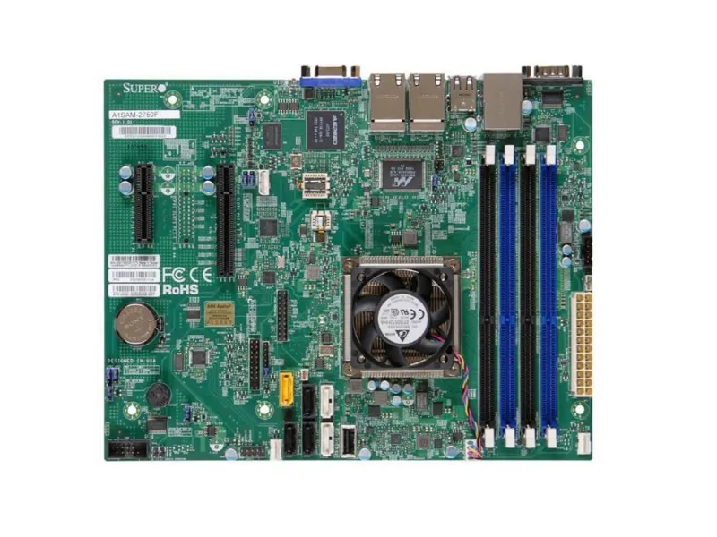 MBD-A1SAM-2750F-O-O A1SAM-2750F-O - Supermicro Intel Atom C2750/ DDR3/ SATA3/ V/4GbE/ MicroATX Motherboard / CPU Combo - Image 1