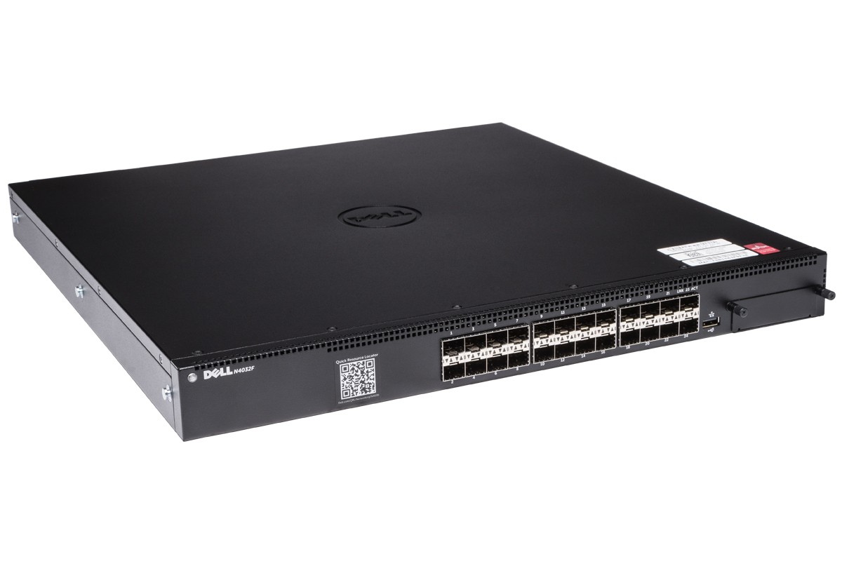 N4032F Dell Networking N4032F Managed L3 Switch 24 10-Gigabit SFP+ Ports - Image 1