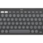 920-011775 - Logitech Pebble Keys 2 K380s keyboard Universal RF Wireless + Bluetooth QWERTY English Graphite - 920-011775