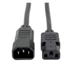 P004-010 - Tripp Lite P004-010 power cable Black 120" (3.05 m) C14 coupler C13 coupler