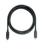 CAB-TBT4-2M - QNAP CAB-TBT4-2M Thunderbolt cable 78.7" (2 m) 40 Gbit/s Black