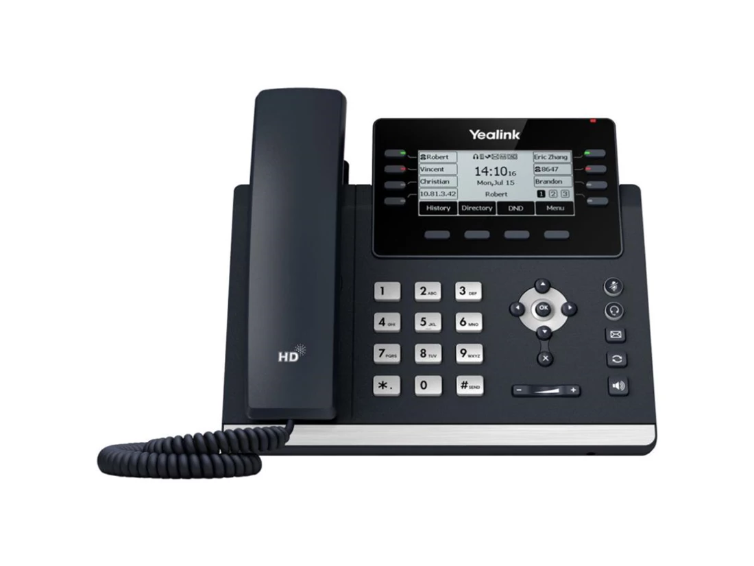SIP-T43U-A Yealink SIP-T43U 12-Line Gigabit IP Phone - Image 1