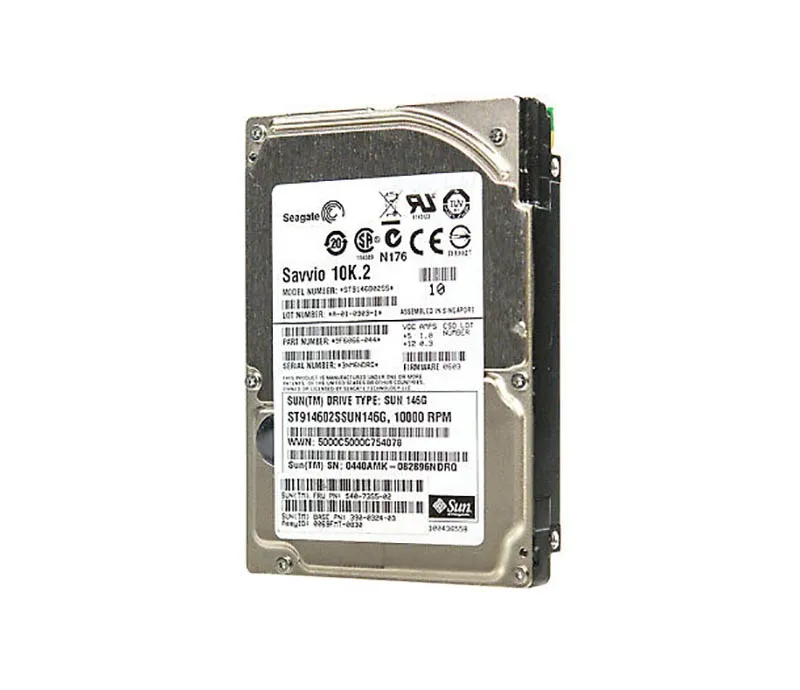 ST914602SSUN146G.webp ST914602SSUN146G - Sun 146GB 10000RPM SAS 3Gb/s 2.5-in Hard Drive - Image 1