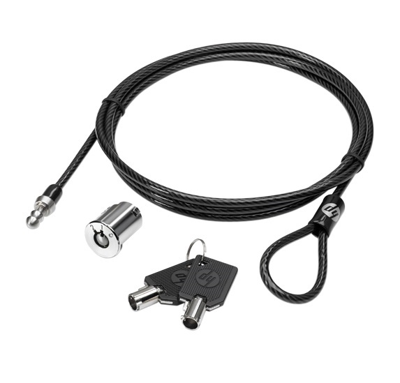 au656aa__27604.1512421285 AU656AA - AU656AA - HP AU656AA Security Cable Lock 6.10 ft - Image 1
