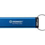 IKKP200/32GB - Kingston Technology IronKey Keypad 200 USB flash drive 32 GB USB Type-A 3.2 Gen 1 (3.1 Gen 1) Blue - IKKP200/32GB